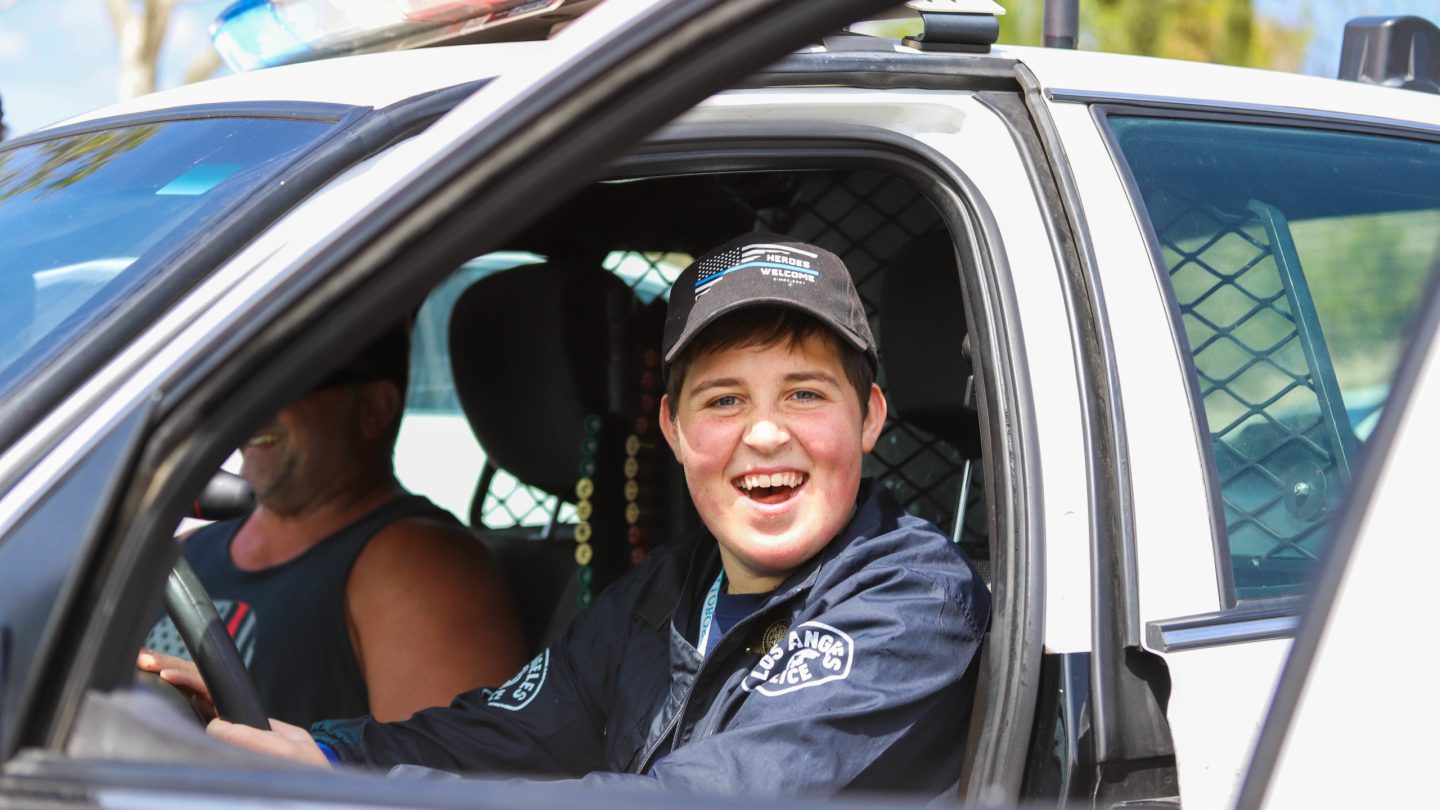 Teen with special needs gets birthday surprise from first responders, community