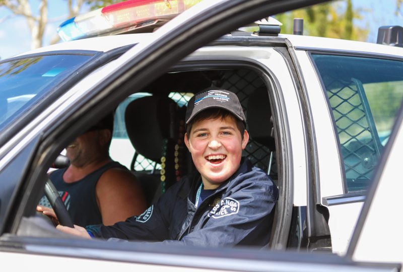 Teen with special needs gets birthday surprise from first responders, community