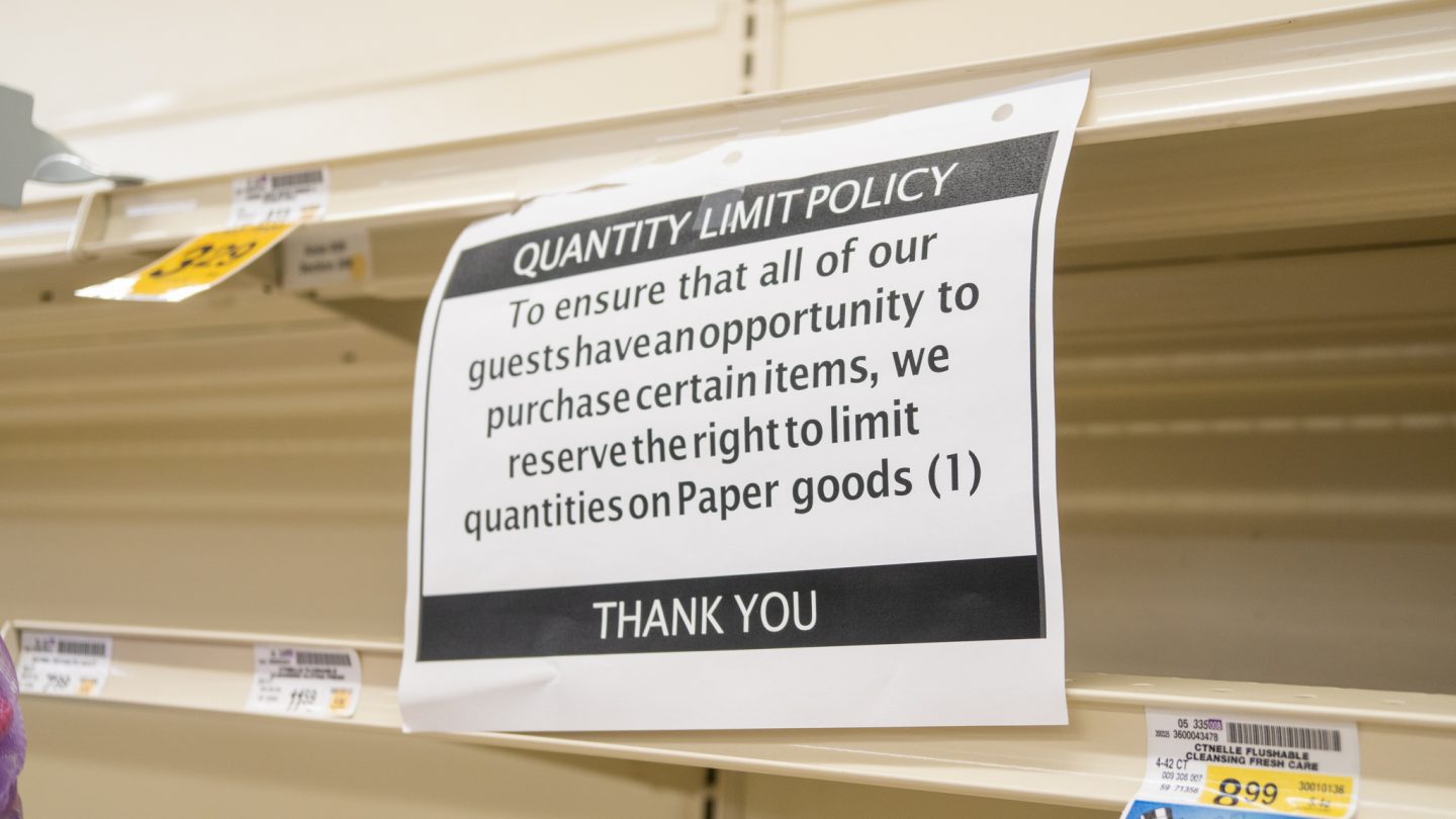 With the lack of toilet paper, people are turning to other options.