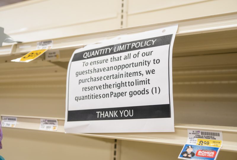 With the lack of toilet paper, people are turning to other options.