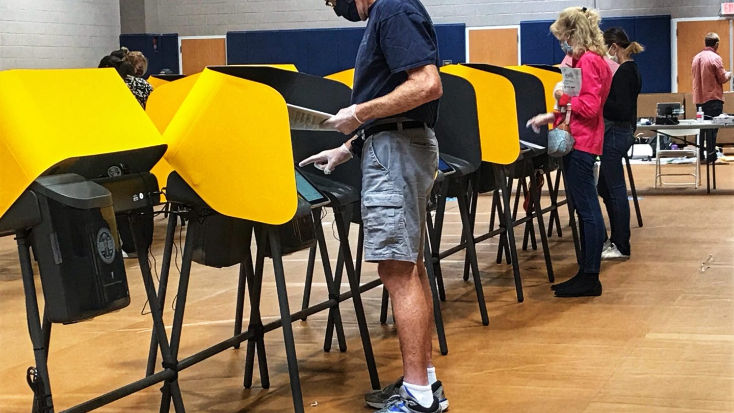 First-time voters hit the polls despite pandemic