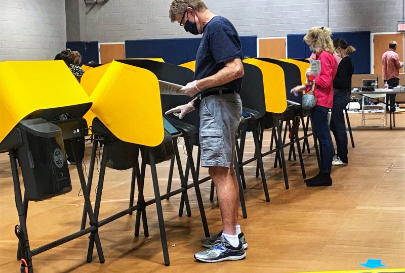 First-time voters hit the polls despite pandemic