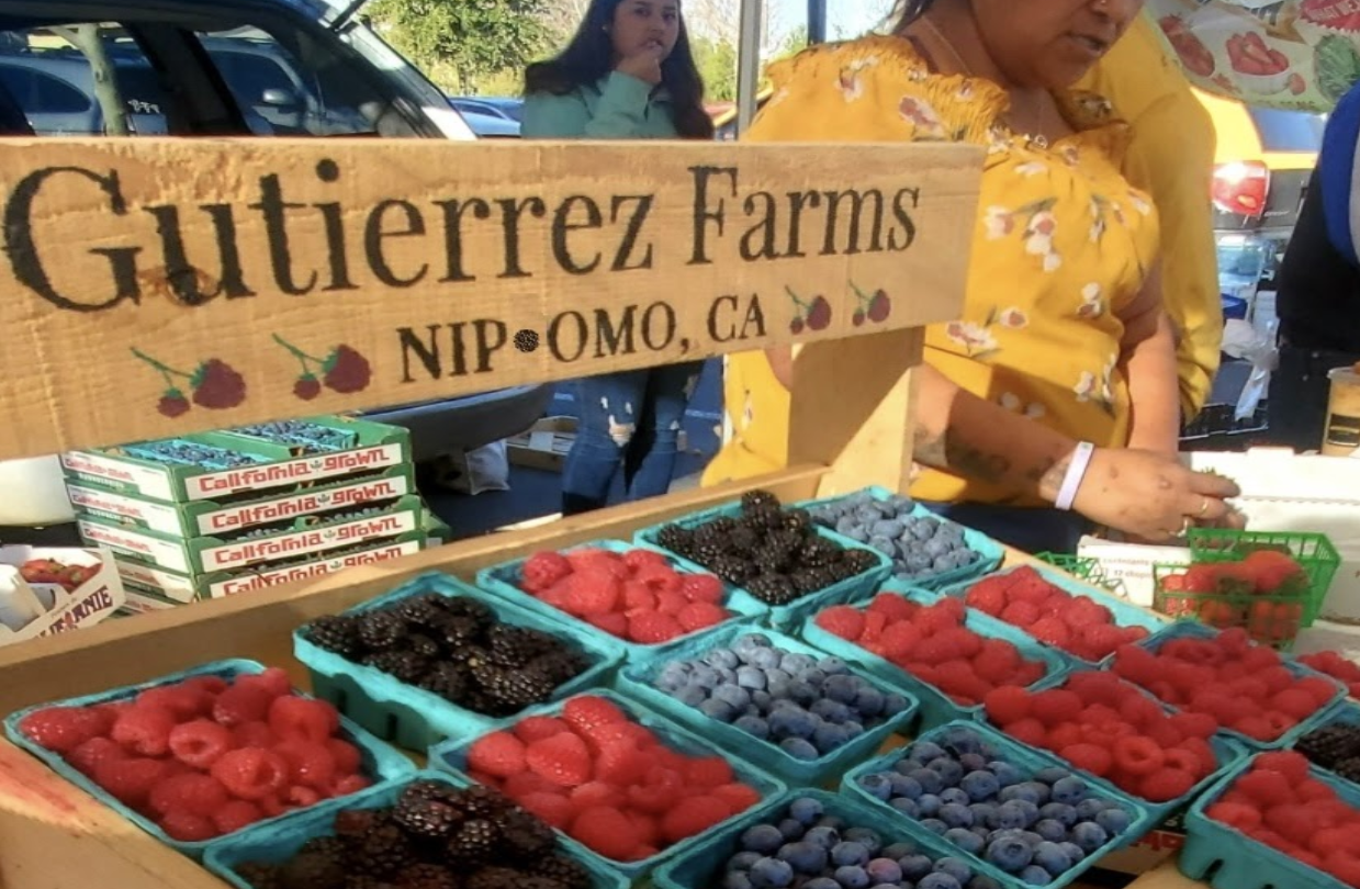 Inside the Old Town Newhall Farmers Market