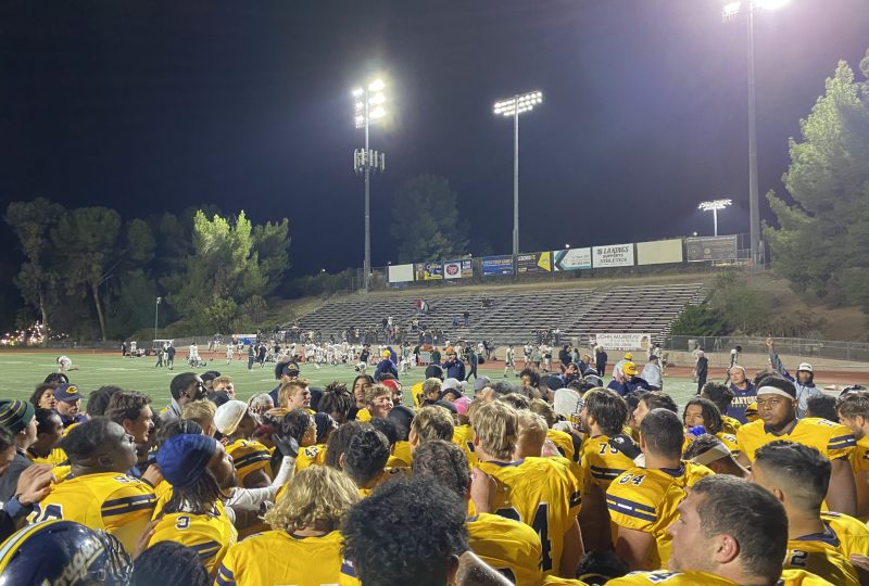 COC football snaps home losing streak