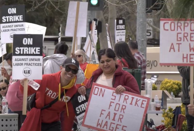 Strike at Henry Mayo Hospital