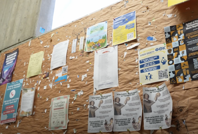 Posters in support of Israel are reportedly being ripped down from the walls of COC
