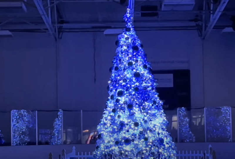 The Cube Christmas Tree Lighting