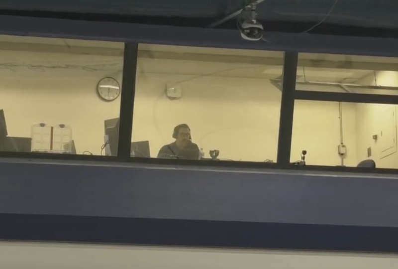 In the booth with the voice of Cougar sports