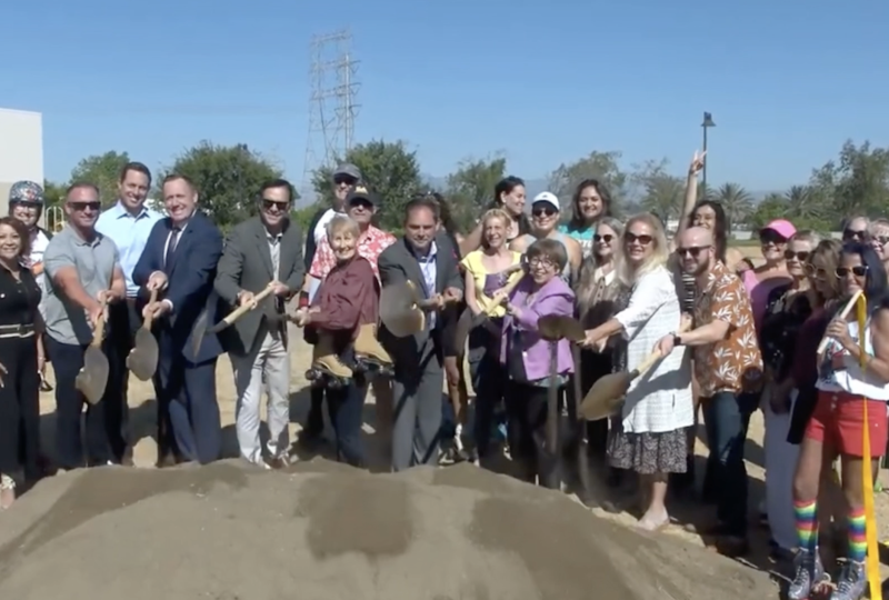 City officials break bround on The Rink Sports Pavilion
