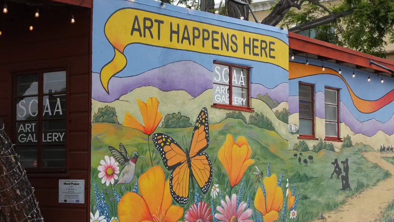The Art Walk in Old Town Newhall brought the community together