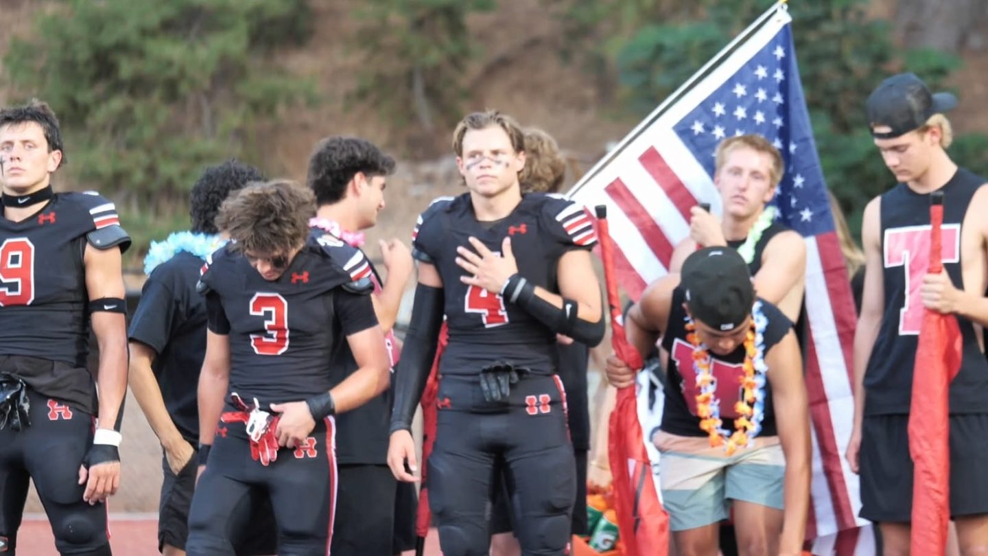 Matix Frithsmith steps in at quarterback for Hart High School